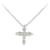 & Other Stories Colar cruz de diamante Star Jewelry usado 0,08ct K18WG em ótimo estado Branco Metal  ref.1436546