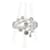 & Other Stories Anello con bezello in diamante K18WG 0,50ct 0,23ct Taglia 17 in ottime condizioni Argento  ref.1436723