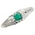 & Other Stories Pt850 Platinum Emerald Diamond Ring in Excellent Condition White Metal  ref.1436975