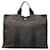 Hermès Hermes Canvas Herline Tote MM Handbag in Very Good Condition Grey Cloth  ref.1436984