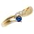 & Other Stories K18YG Yellow Gold Sapphire Diamond Ring 6.5 in Great Condition Golden Metal  ref.1436985