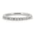 & Other Stories Pre-owned K18WG Diamond Half Eternity Ring 0.22ct Size 9 in Great Condition White Metal  ref.1437076