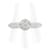 & Other Stories Bague en diamant Ponte Vecchio d'occasion 0,28CT K18WG 9,5 en excellent état Métal Blanc  ref.1437130