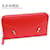 Fendi Bugs Monster Leather Zip-Around Wallet in Pristine Condition Red  ref.1437192