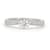 Anderer Schmuck & Other Stories Lazare Diamantring 0,26 ct 0,08 ct PT950 Platin Größe 7 in gutem Zustand Silber  ref.1437513