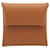 Hermès Hermes Bastia Coin Pouch Leather Coin Case 084800CK in Excellent Condition Brown  ref.1437576