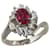 & Other Stories Bague en platine Pt900 avec rubis de 1,17 ct et diamant de 0,54 ct en excellent état Métal  ref.1437694