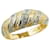 & Other Stories Anel de diamante em ouro amarelo K18YG e platina Pt850 12.5 em excelente estado Dourado Metal  ref.1437750