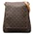 Bolsa de ombro longa Louis Vuitton Monogram Musette Salsa M51387 em PVC marrom em muito bom estado Plástico  ref.1437830