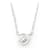 & Other Stories K18WG Diamond Moon Setting Necklace 0.04ct White Gold in Great Condition Silvery Metal  ref.1437874