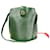 Bolsa de ombro de couro Louis Vuitton Cluny M52254 em muito bom estado Verde  ref.1438198