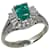 & Other Stories Pt900 Platinum Emerald 0.88ct Diamond 0.35ct Ring in Excellent Condition Metal  ref.1438411