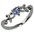 & Other Stories Anello in oro bianco K18WG con tanzanite e diamante da 0,01 ct in eccellenti condizioni Metallo  ref.1438455