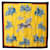 Hermès Hermes Silk 88x89 Carrousel Merry-Go-Round Scarf in Great Condition Yellow Cloth  ref.1438701