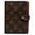 Cubierta de cuaderno Louis Vuitton Monogram Agenda PM R20005 en muy buen estado Castaño Plástico  ref.1438856