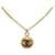 Chanel Coco Mark Gold Plated Necklace in Great Condition Golden Metal  ref.1438857