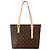Borsa a mano Louis Vuitton Piano Monogramma Marrone