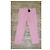 Pantalones rectos Marella de algodón rosa - vista 2