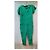 Autre Marque Oversize Baumwoll Jumpsuit Grün Größe 42 IT - Ansicht 4