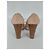 Décolleté Céline in pelle beige con frange taglia 37 - vista 5