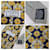 Cravatta con rombi Versus Versace Multicolore Giallo  - vista 10