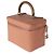 Rosenfarbene, gesteppte Lammleder-Vanity Case von Chanel Knock On Wood Pink - Ansicht 3