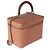 Rosenfarbene, gesteppte Lammleder-Vanity Case von Chanel Knock On Wood Pink - Ansicht 4
