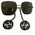 Gucci Sonnenbrille GG1031S Hellbraun Metall