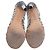 Loops Strappy Sandalen von Stuart Weitzman aus grauem, python-embossiertem Leder - Ansicht 4