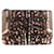 Burberry Leather Printed Clutch Bag  Leather Clutch Bag 8015103 in Great Condition Brown  ref.1439372