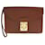 Louis Vuitton Serie Dragonne Leder Clutch Bag M52612 in gutem Zustand Braun  ref.1439414