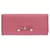 Prada Ribbon Long Wallet Leather Long Wallet 1M1132 in Good Condition Pink  ref.1439431