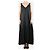 Juliet Dunn Schwarzes Baumwoll-Midikleid - Einheitsgröße - Ansicht 3