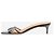 By Far Sandales à talons kitten en cuir noir - taille EU 39
