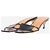 By Far Sandales à talons kitten en cuir noir - taille EU 39 - vue 2