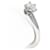 Tiffany & Co Solitaire Silvery Platinum  ref.1439649