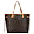 Louis Vuitton Brown Monogram Neverfull MM Leather Cloth  ref.1439679