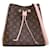 Néonoé Louis Vuitton Brown Monogram Neonoe MM Pink Cloth Pony-style calfskin  ref.1439723