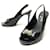 CHANEL SHOES PUMPS BOWS G26717 38.5 IN BLACK PATENT LEATHER  ref.1439956