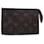 LOUIS VUITTON Monogram Poche Toilette 15 Pouch M47546 LV Auth 78116 Monogramma Tela  ref.1440379