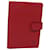 LOUIS VUITTON Epi Agenda PM Funda de Planificador Diario Roja R20057 LV Auth 79296 Cuero  ref.1440467