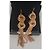 Autre Marque Orecchini Opera in oro veneziano 11cm D'oro - vista 3
