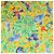 Foulard Hermès Carré 90 "Les merises" 100% Seta Arancione - vista 11