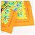 Foulard Hermès Carré 90 "Les merises" 100% Seta Arancione - vista 3