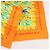 Foulard Hermès Carré 90 "Les merises" 100% Seta Arancione - vista 5