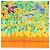 Foulard Hermès Carré 90 "Les merises" 100% Seta Arancione - vista 9