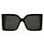 Gafas de sol Gucci Negras de Plástico Negro - vista 2