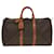 Louis Vuitton Keepall 50 Castaño Lienzo  ref.1440801