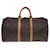 Louis Vuitton Keepall 45 Castaño Lienzo  ref.1440813