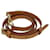 Louis Vuitton Shoulder strap Brown Leather  ref.1440861